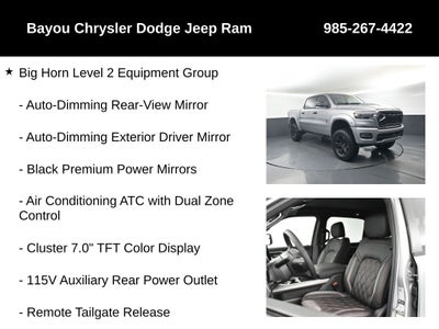 2026 RAM Ram 1500 RAM 1500 BIG HORN CREW CAB 4X4 5'7' BOX