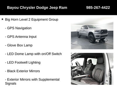 2026 RAM Ram 1500 RAM 1500 BIG HORN CREW CAB 4X4 5'7' BOX