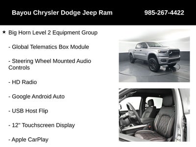 2026 RAM Ram 1500 RAM 1500 BIG HORN CREW CAB 4X4 5'7' BOX