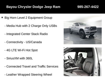 2026 RAM Ram 1500 RAM 1500 BIG HORN CREW CAB 4X4 5'7' BOX