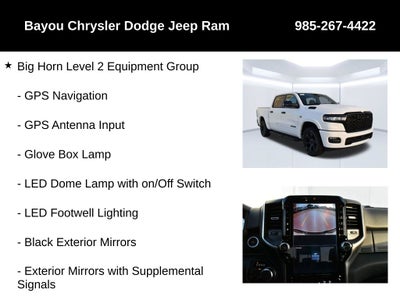 2026 RAM Ram 1500 RAM 1500 BIG HORN CREW CAB 4X4 5'7' BOX