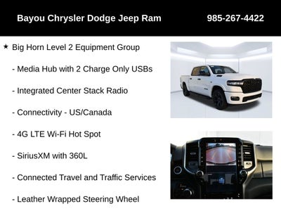 2026 RAM Ram 1500 RAM 1500 BIG HORN CREW CAB 4X4 5'7' BOX