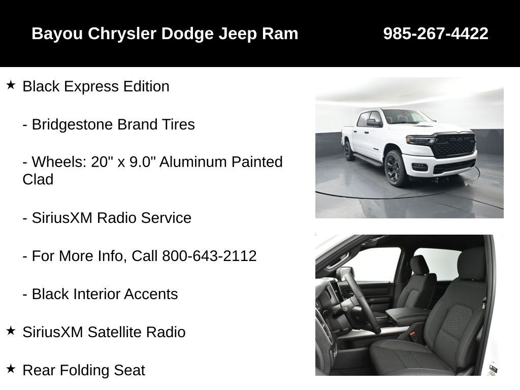 2026 RAM Ram 1500 RAM 1500 EXPRESS CREW CAB 4X4 5'7' BOX