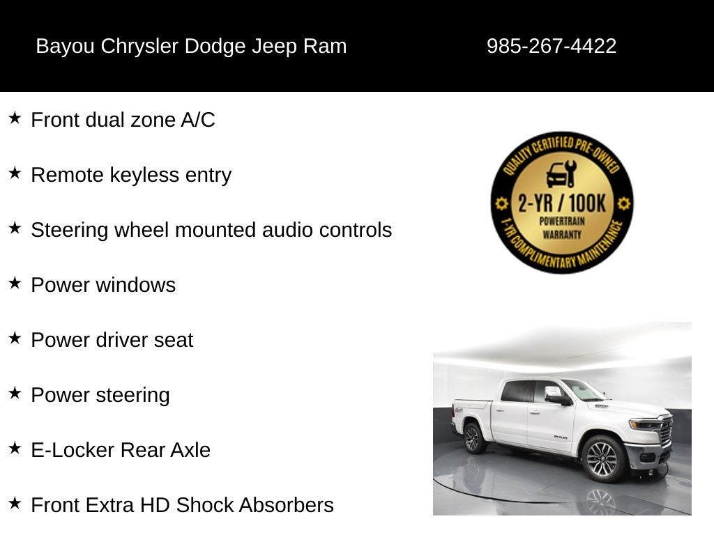 2025 RAM 1500 Limited Longhorn Crew Cab 4x4 5'7' Box