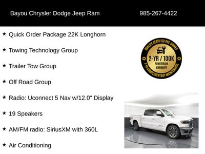 2025 RAM 1500 Limited Longhorn Crew Cab 4x4 5'7' Box