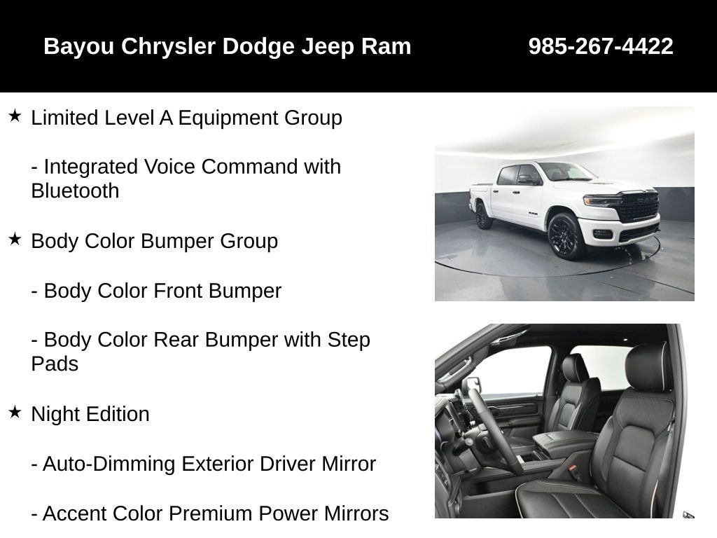 2026 RAM Ram 1500 RAM 1500 LIMITED CREW CAB 4X4 5'7' BOX