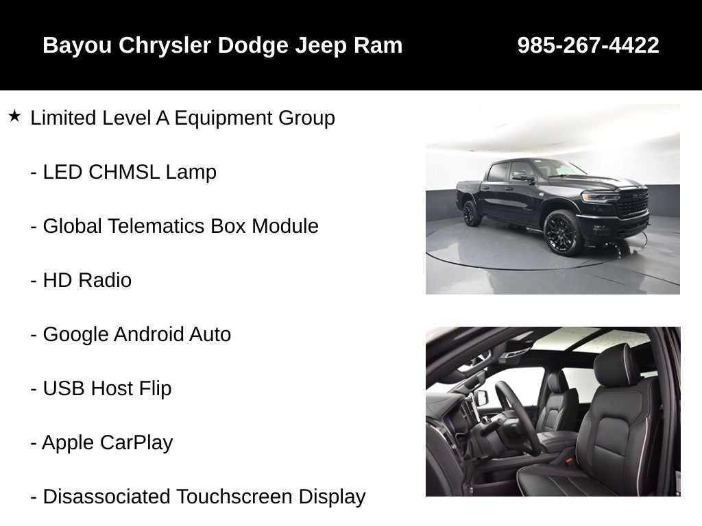 2026 RAM Ram 1500 RAM 1500 LIMITED CREW CAB 4X4 5'7' BOX