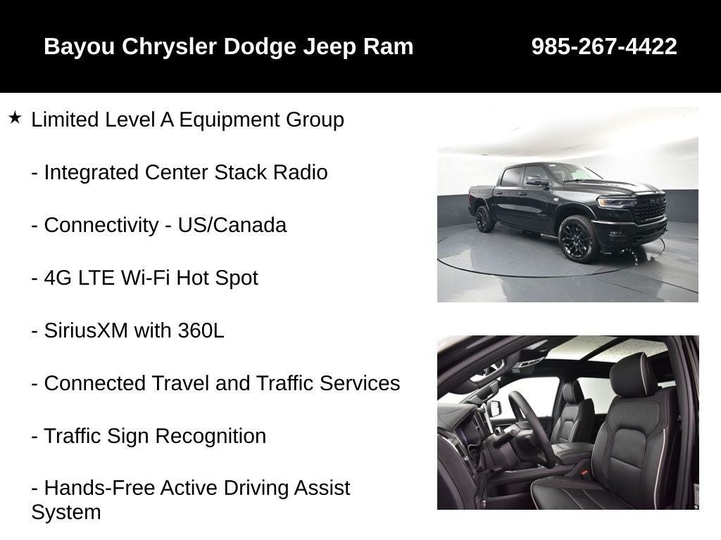 2026 RAM Ram 1500 RAM 1500 LIMITED CREW CAB 4X4 5'7' BOX