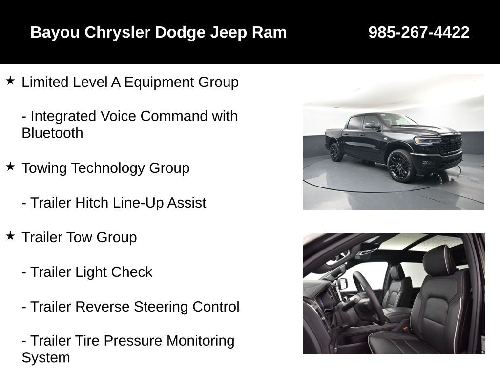 2026 RAM Ram 1500 RAM 1500 LIMITED CREW CAB 4X4 5'7' BOX