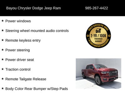 2025 RAM 1500 Laramie Crew Cab 4x4 5'7' Box