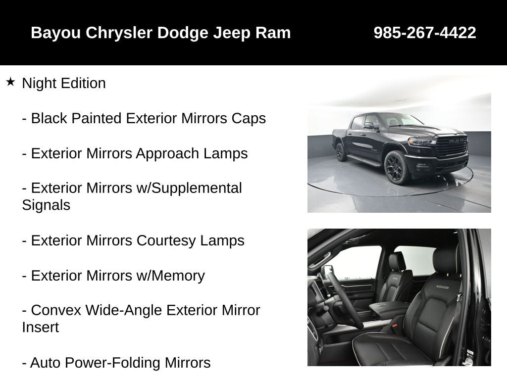 2026 RAM Ram 1500 RAM 1500 LARAMIE CREW CAB 4X4 5'7' BOX