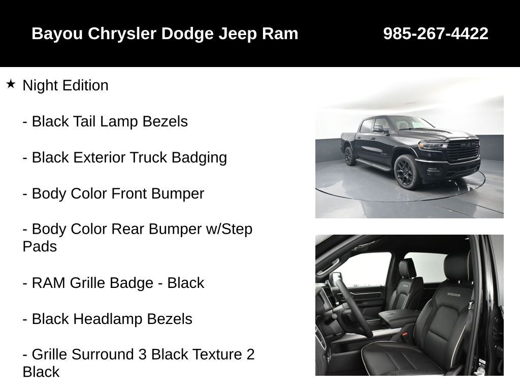 2026 RAM Ram 1500 RAM 1500 LARAMIE CREW CAB 4X4 5'7' BOX