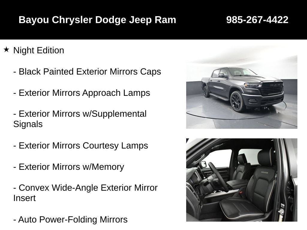 2026 RAM Ram 1500 RAM 1500 LARAMIE CREW CAB 4X4 5'7' BOX