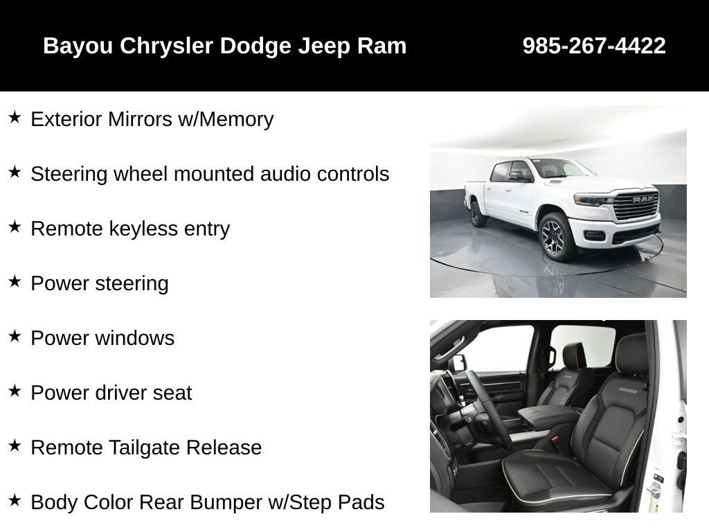 2026 RAM Ram 1500 RAM 1500 LARAMIE CREW CAB 4X4 5'7' BOX