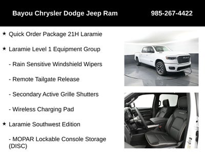 2026 RAM Ram 1500 RAM 1500 LARAMIE CREW CAB 4X4 5'7' BOX