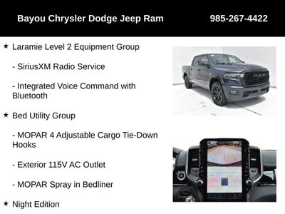 2026 RAM Ram 1500 RAM 1500 LARAMIE CREW CAB 4X4 5'7' BOX