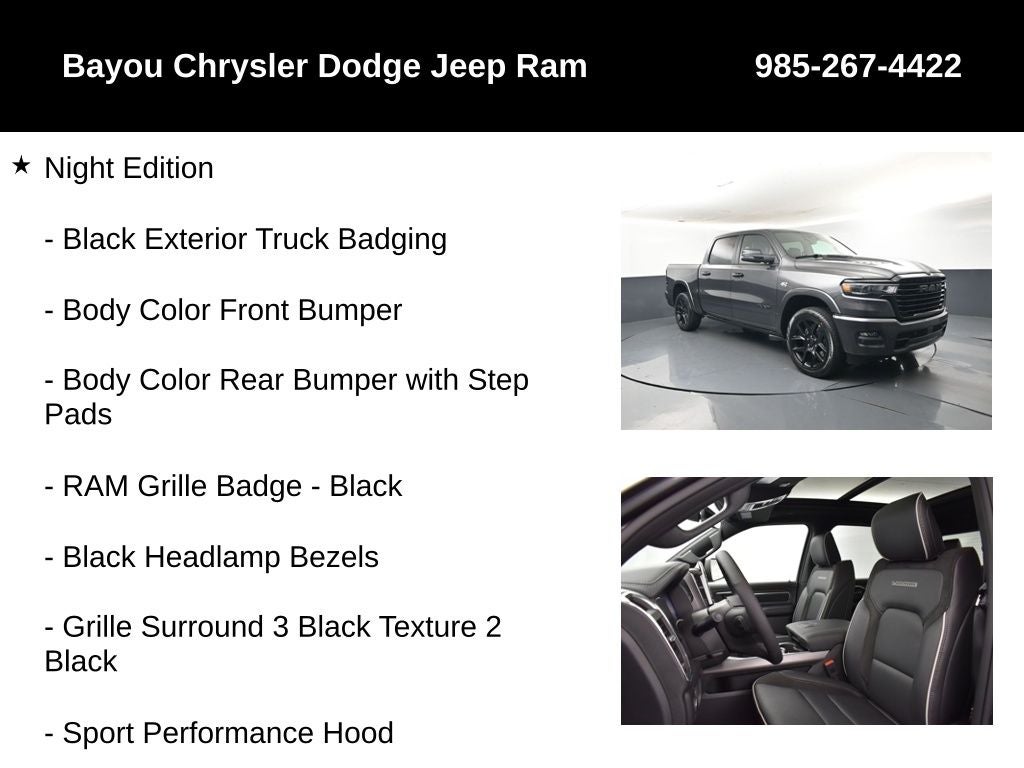 2026 RAM Ram 1500 RAM 1500 LARAMIE CREW CAB 4X4 5'7' BOX