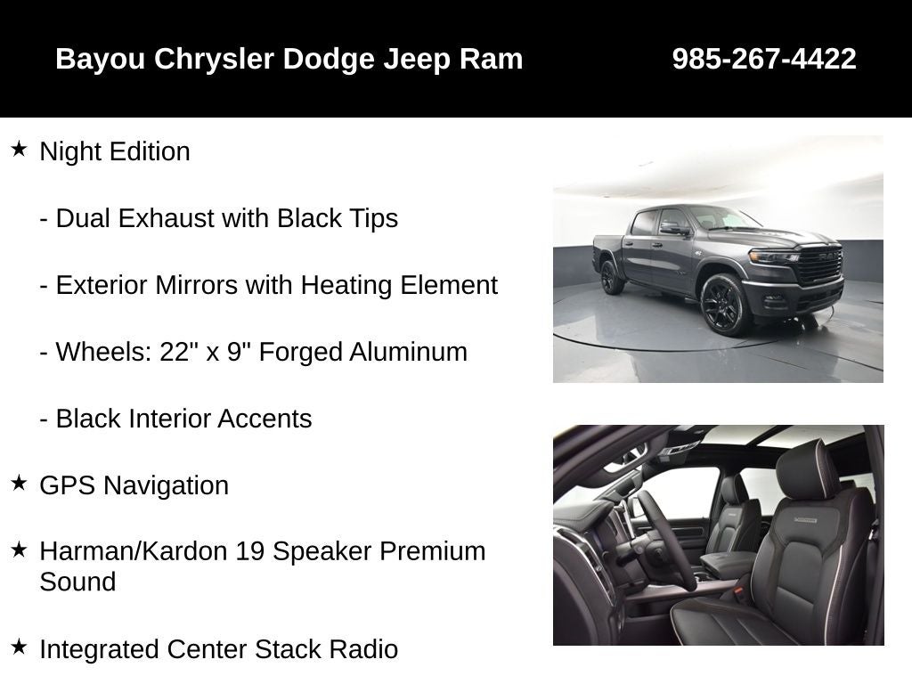 2026 RAM Ram 1500 RAM 1500 LARAMIE CREW CAB 4X4 5'7' BOX