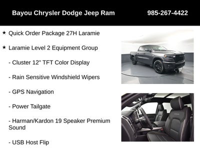 2026 RAM Ram 1500 RAM 1500 LARAMIE CREW CAB 4X4 5'7' BOX