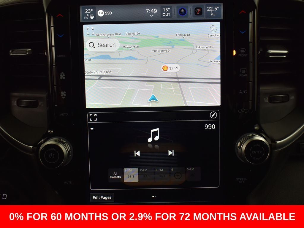 2026 RAM Ram 1500 RAM 1500 LARAMIE CREW CAB 4X4 5'7' BOX