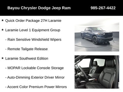 2026 RAM Ram 1500 RAM 1500 LARAMIE CREW CAB 4X4 5'7' BOX