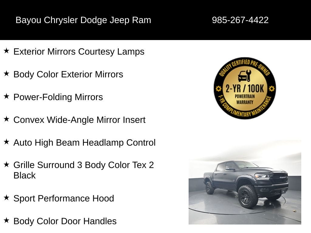 2022 RAM 1500 Laramie Crew Cab 4x4 5'7' Box