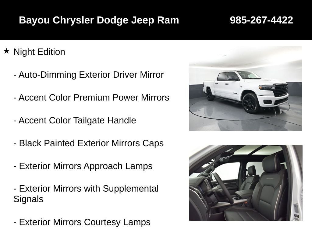 2026 RAM Ram 1500 RAM 1500 LARAMIE CREW CAB 4X4 5'7' BOX