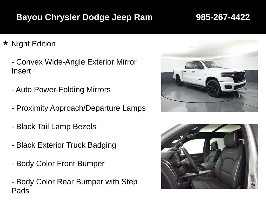2026 RAM Ram 1500 RAM 1500 LARAMIE CREW CAB 4X4 5'7' BOX
