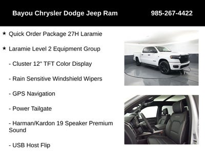 2026 RAM Ram 1500 RAM 1500 LARAMIE CREW CAB 4X4 5'7' BOX