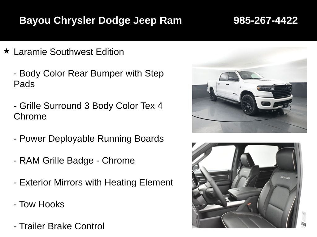 2026 RAM Ram 1500 RAM 1500 LARAMIE CREW CAB 4X4 5'7' BOX