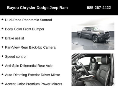 2026 RAM Ram 1500 RAM 1500 LARAMIE CREW CAB 4X4 5'7' BOX