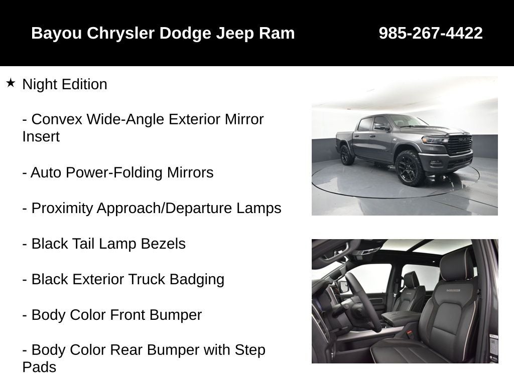 2026 RAM Ram 1500 RAM 1500 LARAMIE CREW CAB 4X4 5'7' BOX