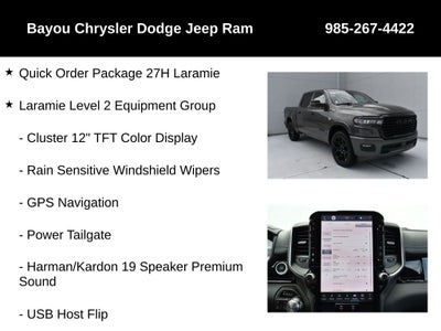 2026 RAM Ram 1500 RAM 1500 LARAMIE CREW CAB 4X4 5'7' BOX