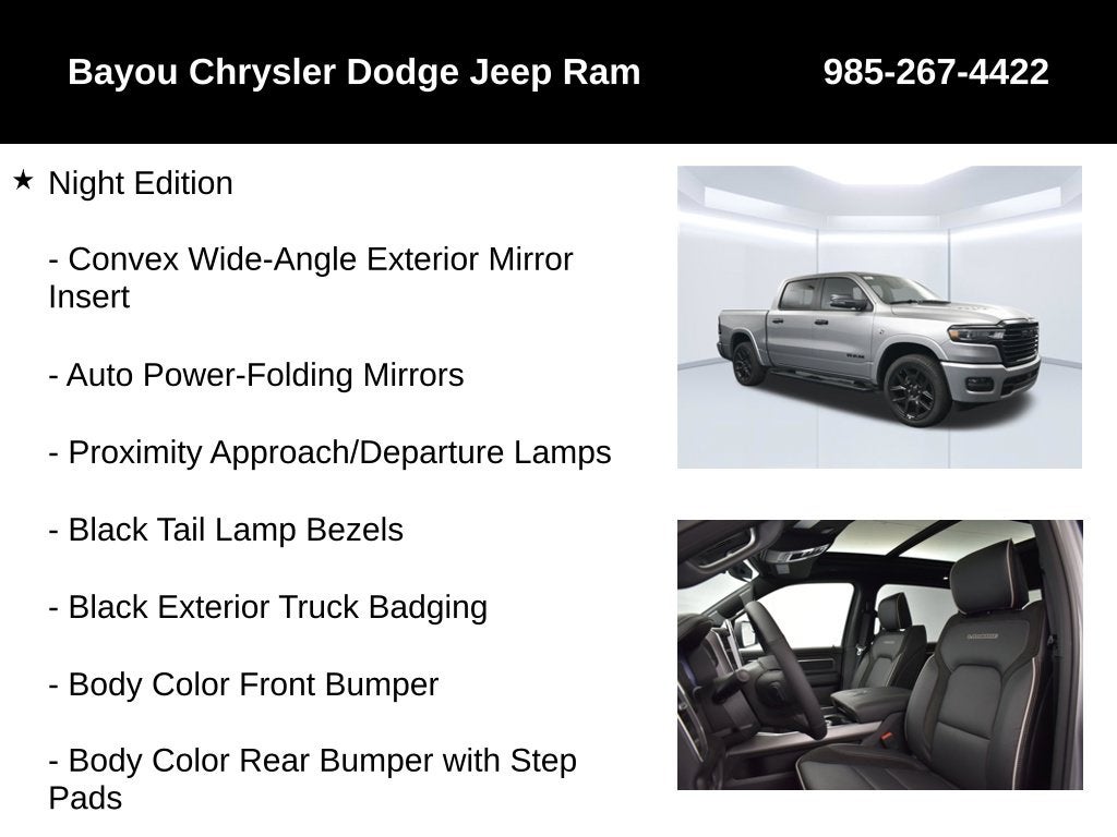 2026 RAM Ram 1500 RAM 1500 LARAMIE CREW CAB 4X4 5'7' BOX