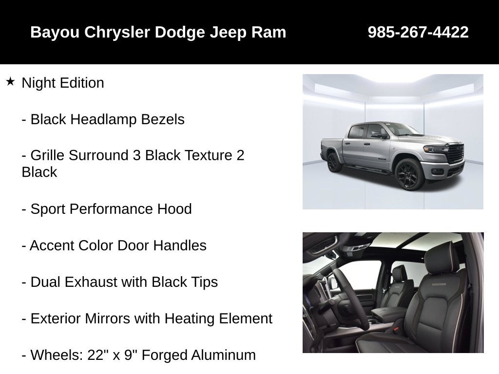 2026 RAM Ram 1500 RAM 1500 LARAMIE CREW CAB 4X4 5'7' BOX