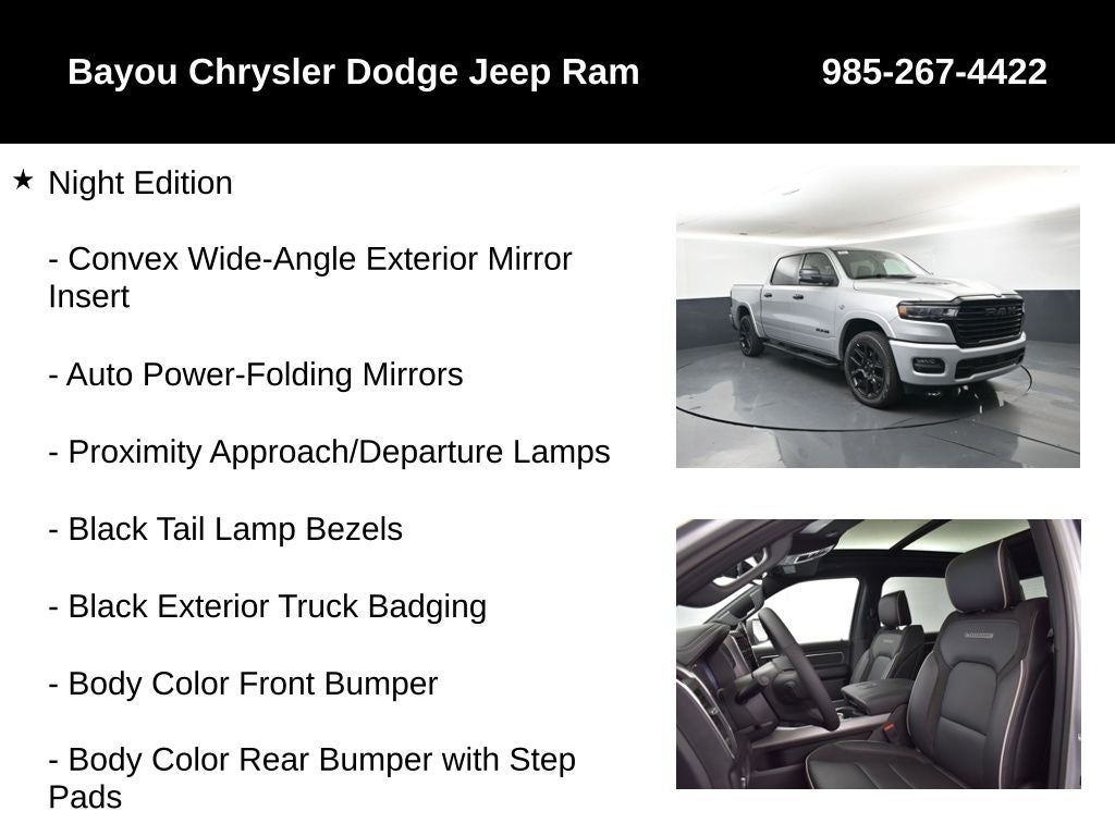 2026 RAM Ram 1500 RAM 1500 LARAMIE CREW CAB 4X4 5'7' BOX