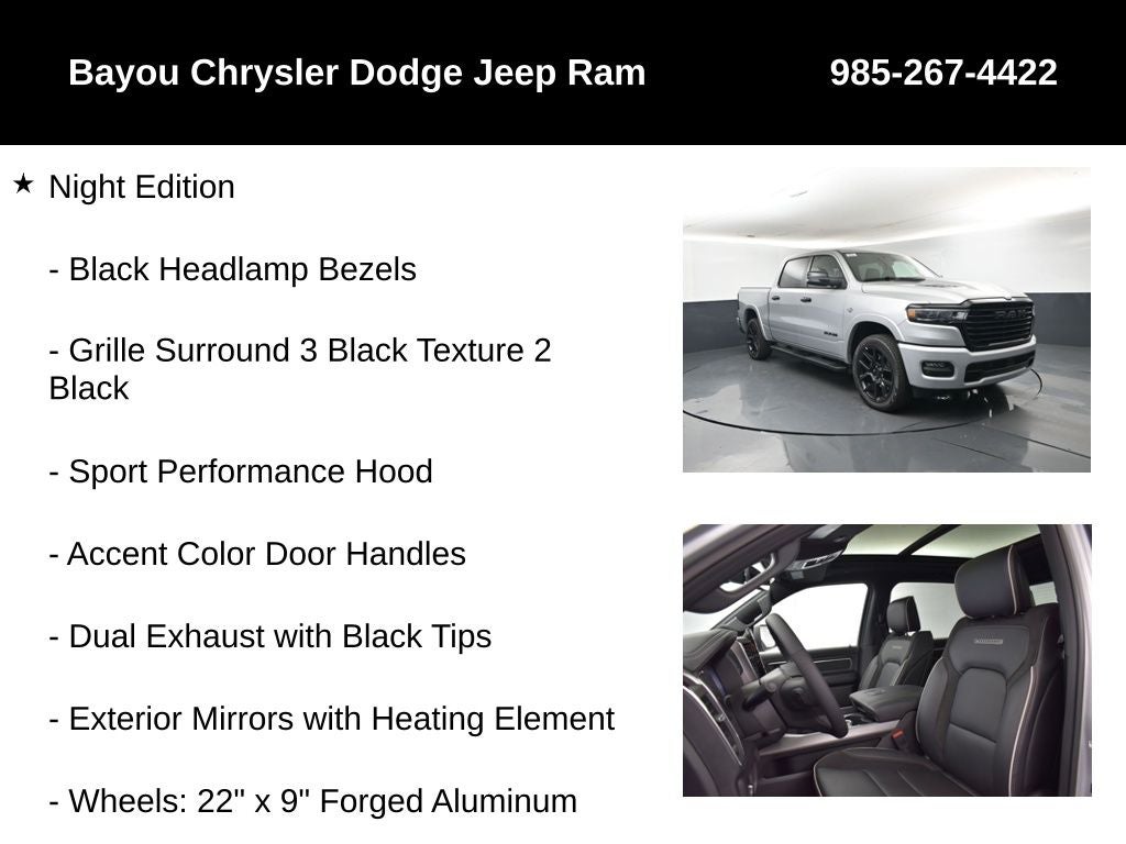 2026 RAM Ram 1500 RAM 1500 LARAMIE CREW CAB 4X4 5'7' BOX