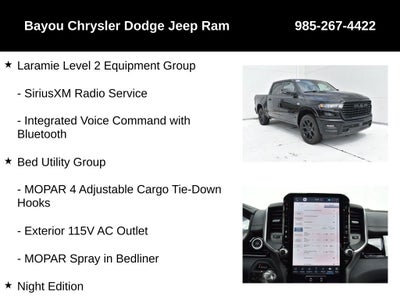 2026 RAM Ram 1500 RAM 1500 LARAMIE CREW CAB 4X4 5'7' BOX
