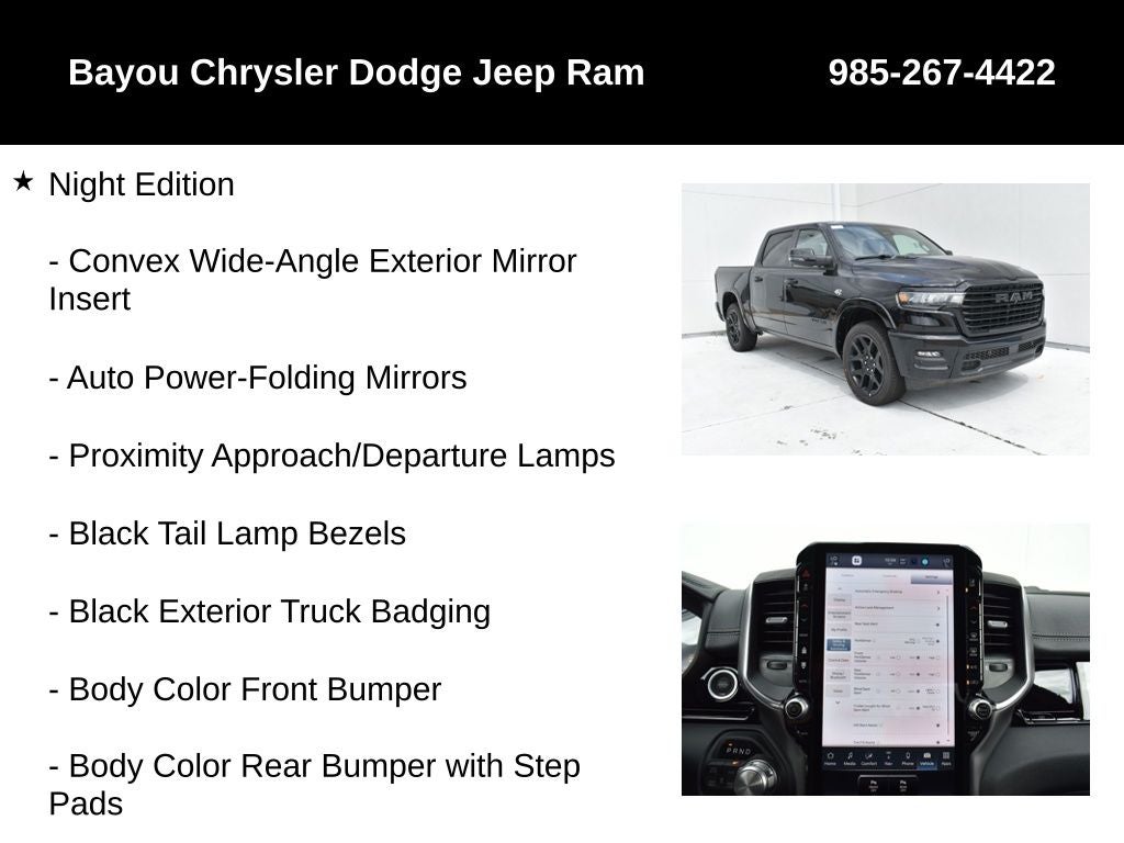 2026 RAM Ram 1500 RAM 1500 LARAMIE CREW CAB 4X4 5'7' BOX