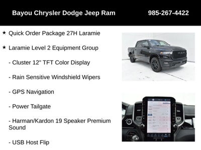 2026 RAM Ram 1500 RAM 1500 LARAMIE CREW CAB 4X4 5'7' BOX