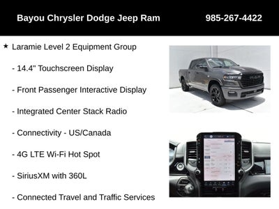 2026 RAM Ram 1500 RAM 1500 LARAMIE CREW CAB 4X4 5'7' BOX
