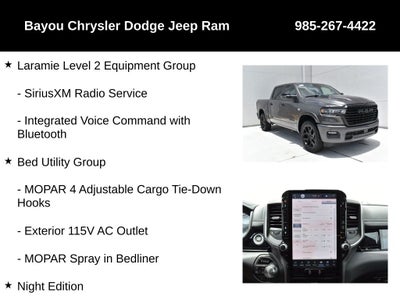 2026 RAM Ram 1500 RAM 1500 LARAMIE CREW CAB 4X4 5'7' BOX