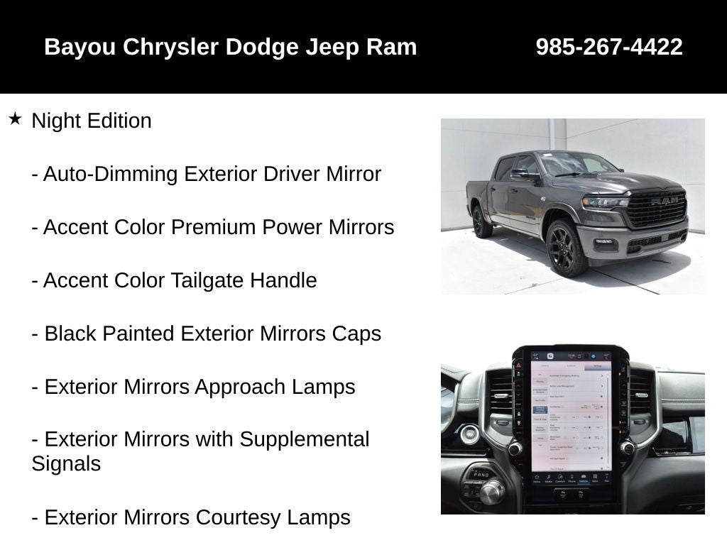 2026 RAM Ram 1500 RAM 1500 LARAMIE CREW CAB 4X4 5'7' BOX