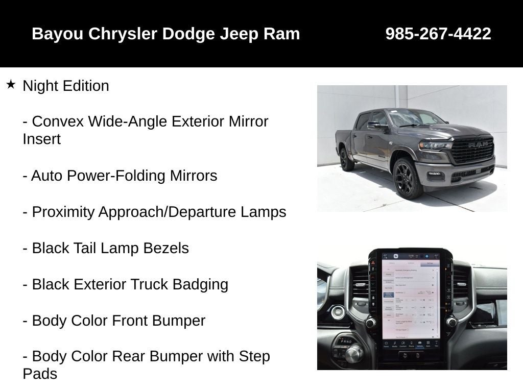 2026 RAM Ram 1500 RAM 1500 LARAMIE CREW CAB 4X4 5'7' BOX