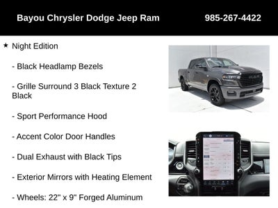 2026 RAM Ram 1500 RAM 1500 LARAMIE CREW CAB 4X4 5'7' BOX