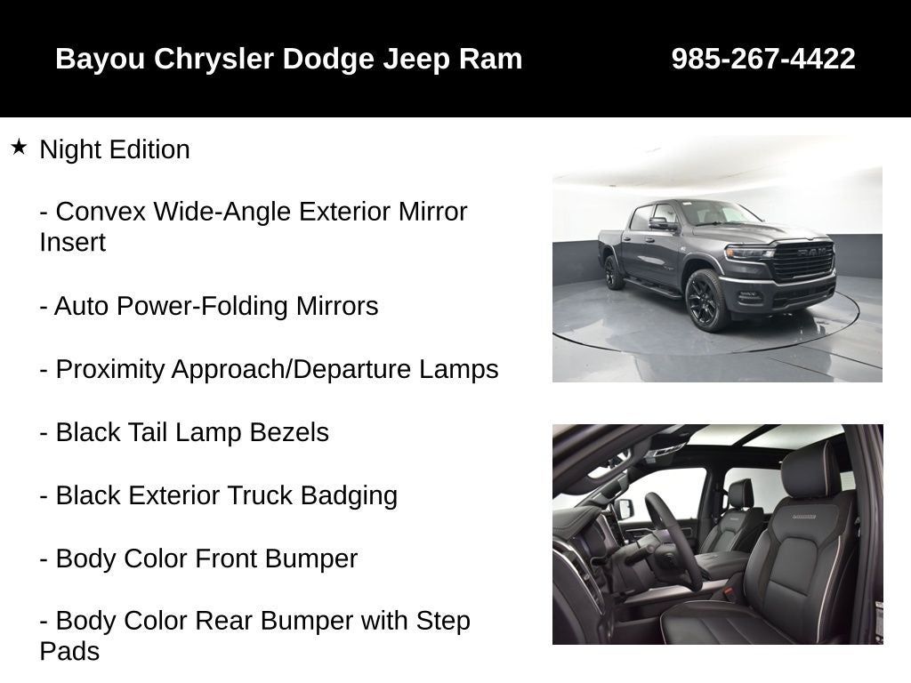 2026 RAM Ram 1500 RAM 1500 LARAMIE CREW CAB 4X4 5'7' BOX