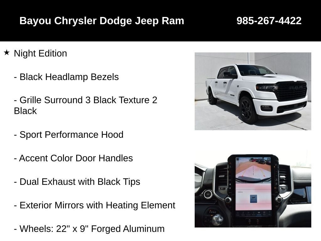 2026 RAM Ram 1500 RAM 1500 LARAMIE CREW CAB 4X4 5'7' BOX