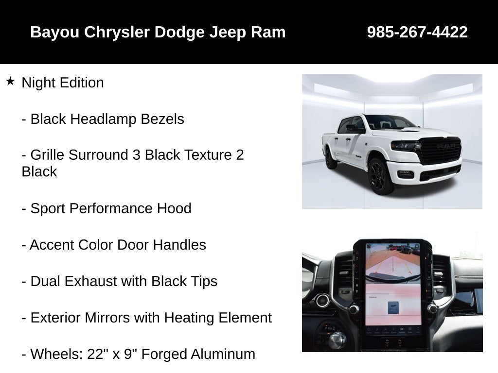 2026 RAM Ram 1500 RAM 1500 LARAMIE CREW CAB 4X4 5'7' BOX