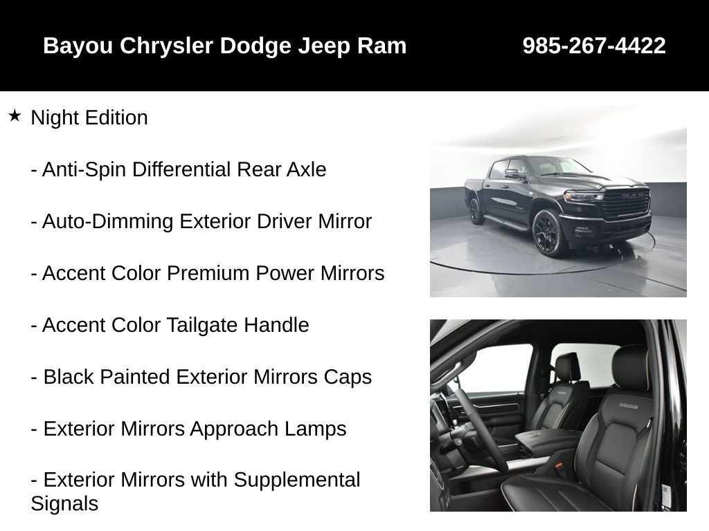 2026 RAM Ram 1500 RAM 1500 LARAMIE CREW CAB 4X4 5'7' BOX