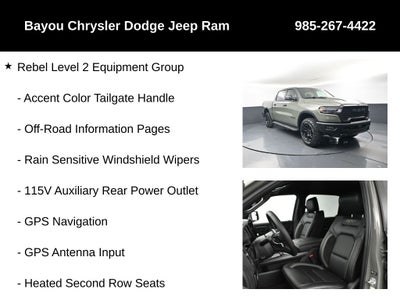 2026 RAM Ram 1500 RAM 1500 REBEL CREW CAB 4X4 5'7' BOX